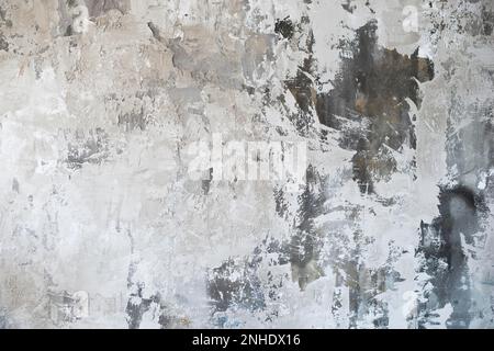 peeling concrete wall background. High resolution photo Stock Photo