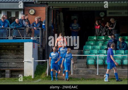 Abertillery, Wales 13 November 2021. Ardal Leagues South East match between Abertillery Bluebirds and Goytre AFC. Credit: Will Cheshire Stock Photo