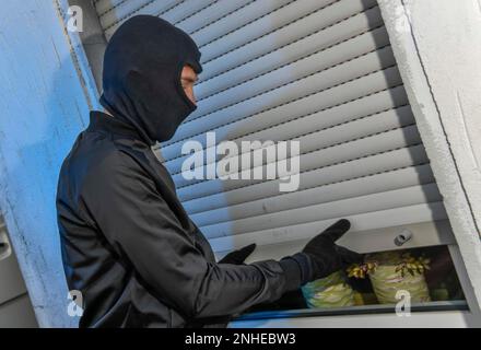 Burglar, symbol photo Stock Photo