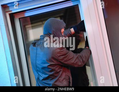 Burglar, symbol photo Stock Photo