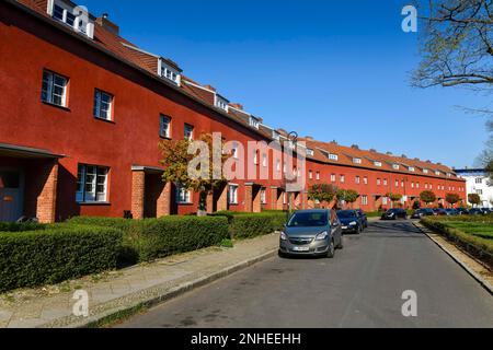 Residential buildings, Huesung, Hufeisensiedlung, Britz, Neukoelln, Berlin, Germany Stock Photo