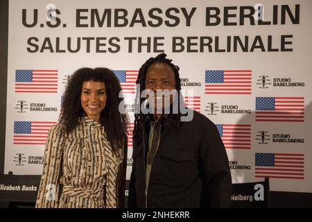 Berlin, Germany. 21st Feb, 2023. The US Embassy in Berlin has invited actresses and personalities from politics and business on February 21, 2023. US Ambassador Amy Gutmann was the host of the evening. The Ukrainian Ambassador to Germany also attended the event. A notable personality present was the film director, producer, and screenwriter Steven Spielberg. The event took place in reference to the Berlinale in Berlin. (Credit Image: © Michael Kuenne/PRESSCOV via ZUMA Press Wire) EDITORIAL USAGE ONLY! Not for Commercial USAGE! Stock Photo