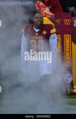 January 1, 2023 : Cleveland Browns defensive end Myles Garrett (95) in  action before the game against the Washington Commanders in Landover, MD.  Photographer: Cory Royster (Credit Image: Â© Cory Royster/Cal Sport