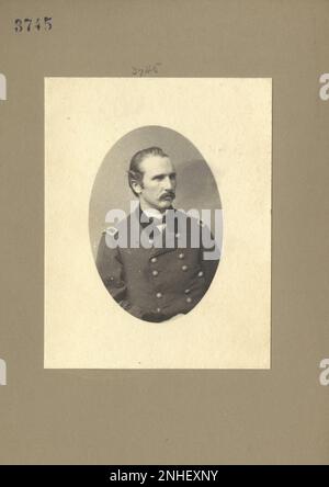 Gen. Edward W. Whittaker 19th Century Mathew Brady, Quartermaster, and Other Civil War Photographs Stock Photo