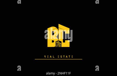 Real Estate letters Initials Monogram logo BC , CB Stock Vector