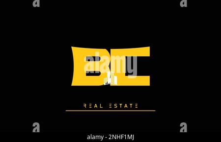 Real Estate letters Initials Monogram logo BC , CB Stock Vector