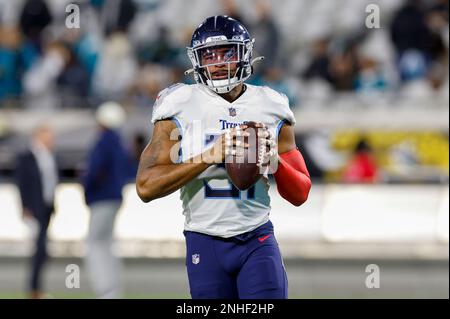 Jacksonville Jaguars defensive end Roy Robertson-Harris (95) walks the  sideline before an NFL football game against the Tennessee Titans,  Saturday, Jan. 7, 2023, in Jacksonville, Fla. The Jaguars defeated the  Titans 20-16. (