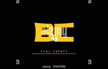 Real Estate letters Initials Monogram logo BC , CB Stock Vector