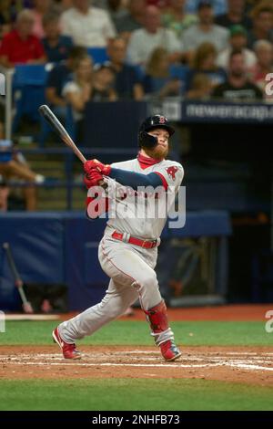 St. Petersburg, FL. USA; Boston Red Sox left fielder Alex Verdugo (99)  celebrates after he homers in the top of the third during the ALDS Game 2  agai Stock Photo - Alamy