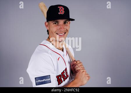 Boston Red Sox's Jarren Duran celebrates scoring in a baseball game against  the Seattle Mariners, Monday, July 31, 2023, in Seattle. (AP Photo/Lindsey  Wasson Stock Photo - Alamy