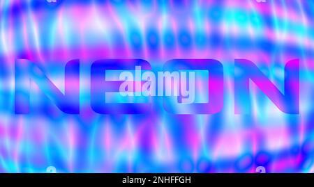 Abstract light neon blurred glossy background. Glowing vector graphic template Stock Vector