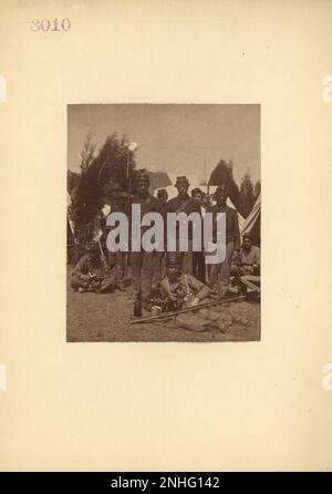 Group of 23rd Infantry New York 19th Century Mathew Brady ...
