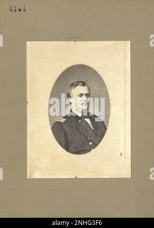 Gen. Richard J. Oglesby, Illinois Also member of Congress 19th Century Mathew Brady, Quartermaster, and Other Civil War Photographs Stock Photo