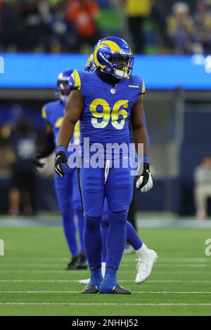 INGLEWOOD, CA - DECEMBER 25:Los Angeles Rams tight end Tyler Higbee (89 ...