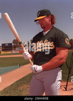 Mark McGwire 1995 Oakland A's Game Worn Jersey