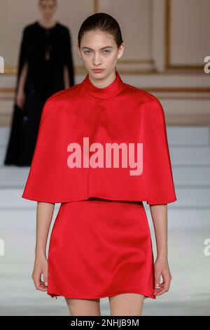 CAROLINA HERRERA Fall-Winter 2023-2024 Runway during New York Fashion Week on February 2023 - New York; USA 13/02/2023 Stock Photo