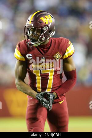 December 18 2022:Washington Commanders wide receiver Terry McLaurin (17)  runs the ball during the NFL