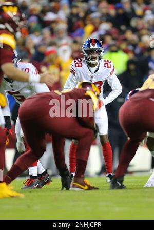 December 18 2022: Washington Commanders defensive tackle Daniel Wise (92)  prior to the NFL game between the New York Giants and the Washington  Commanders in Landover, MD. Reggie Hildred/CSM/Sipa USA(Credit Image: ©