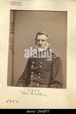 Gen. Lysander Cutler 19th Century Mathew Brady, Quartermaster, and Other Civil War Photographs Stock Photo