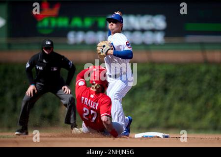 Milwaukee Brewers players sit in the dugout during a baseball game against  the Cincinnati Reds Saturday, Sept. 24, 2022, in Cincinnati. (AP Photo/Jeff  Dean Stock Photo - Alamy