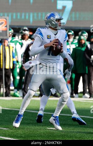 EAST RUTHERFORD, NJ - DECEMBER 18: Detroit Lions quarterback Jared