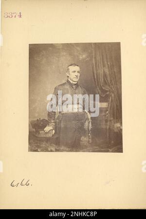Archbishop John Hughes 19th Century Mathew Brady, Quartermaster, and Other Civil War Photographs Stock Photo
