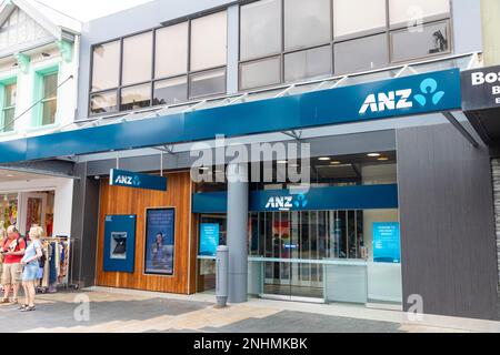 ANZ bank branch, Australian and New Zealand ( ANZ) bank branch in Manly Beach, Sydney,NSW,Australia Stock Photo