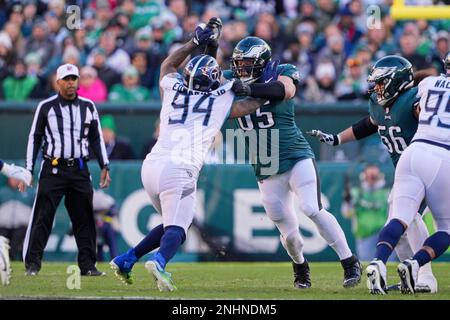 PHILADELPHIA, PA - DECEMBER 04:Tennessee Titans offensive tackle