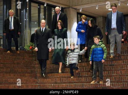 Boston Mayor Michelle Wu and her husband Conor Pewarski pose for a ...