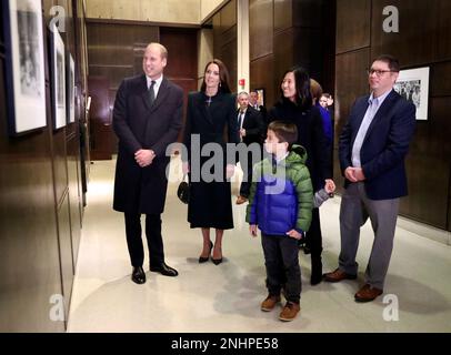 Boston Mayor Michelle Wu and her husband Conor Pewarski pose for a ...