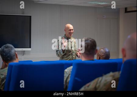 Col. Calvin Powell, 39th Air Base Wing Commander, Coins Sally Truhitte ...