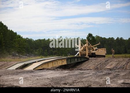 A modernized Joint Assault Bridge assigned to the 