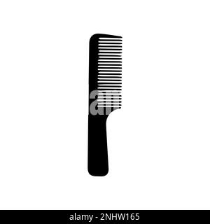 Comb and scissors icon. Scissors hairbrush vector illustration, Hair combs and scissors set isolated on a white background. Barber icon,vector Stock Vector