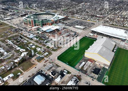 Packers back at practice inside the Don Hutson Center