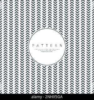 Modern sharp arrow line abstract pattern template. Zig zag direction pattern. Stock Vector