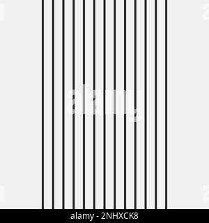 Black and white concise striped modern business background with copy space for text on both sides. Vertical stripes in center. Geometric design minima Stock Vector