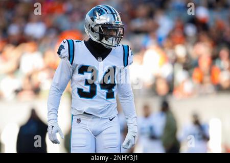 November 6, 2022: Brian Burns (53) of the Carolina Panthers during WEEK 9  of the NFL regular season between the Carolina Panthers and Cincinnati  Bengals in Cincinnati, Ohio. JP Waldron/Cal Sport Media/Sipa