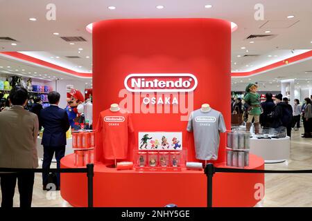 NEW NINTENDO OFFICIAL STORE IN JAPAN !!! Nintendo Osaka Full TOUR Japan  2022 