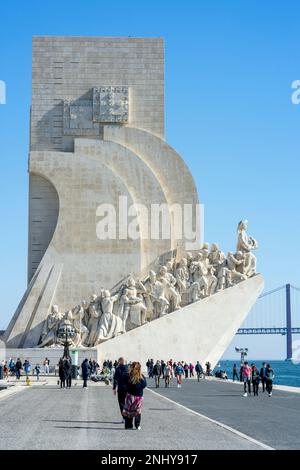 Padrão dos Descobrimentos monument in the Belem district of Lisbon/Portugal Stock Photo