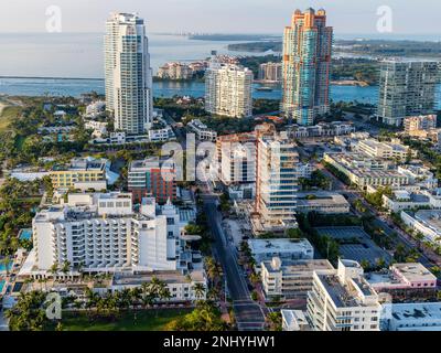 South Beach,South Pointe Park, Miami,South Florida,Dade,Florida,USA Stock Photo