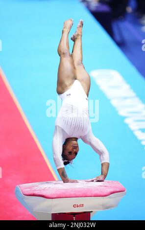 Jordan Lucella Elizabeth Chiles of United States reacts during WOMEN'S ...