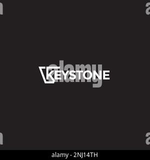 Keystone logo or icon design Stock Vector
