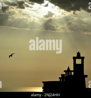 Sunrise at Ostuni (Brindisi) Puglia Italy Stock Photo