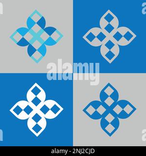 Letter logo, abstract logo, monogram logo, simple logo, modern logo and minimal logo design. This logo can be used for company, website and printing Stock Vector