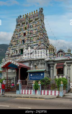 Arul Mihu Navasakthi Vinayagar Temple, Victoria, Mahe Island, Seychelles Stock Photo