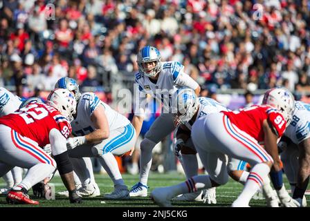 FOXBOROUGH, MA - OCTOBER 09: Detroit Lions running back Jamaal