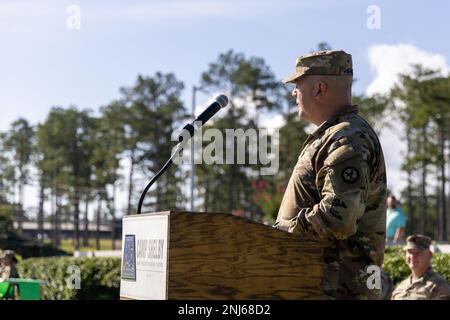 290th Military Police Brigade, U.S. Army Reserve, held a change of command ceremony and a change of responsibility ceremony at Camp Shelby Joint Forces Training Center, Mississippi, on Friday, August 5, 2022. During the ceremony, Col. John Dunn relinquished command to the incoming commander, Col. Jonathan Bennett. Following the change of command, Command Sgt. Maj. Jeffery Culberson assumed responsibility from Command Sgt. Maj. Kyle Jenkins. Stock Photo