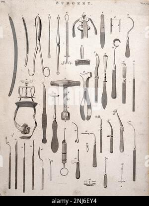 Victorian Surgical Instruments Ilustration Circa 1899 Stock Photo - Alamy