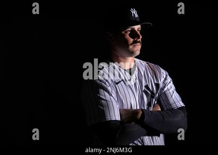 New York Yankees pitcher Carlos Rodon poses for a photograph during a spring  training baseball photo day Wednesday, Feb. 22, 2023, in Tampa, Fla. (AP  Photo/David J. Phillip Stock Photo - Alamy