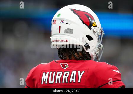 CHARLOTTE, NC - OCTOBER 02: Kyler Murray (1) of the Arizona